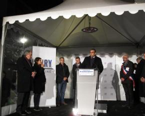 Discours d'Abraham Johnson, président du groupe Valophis, lors de l'inauguration de 95 logements dans le nouveau quartier Carnot Verollot à Ivry sur Seine